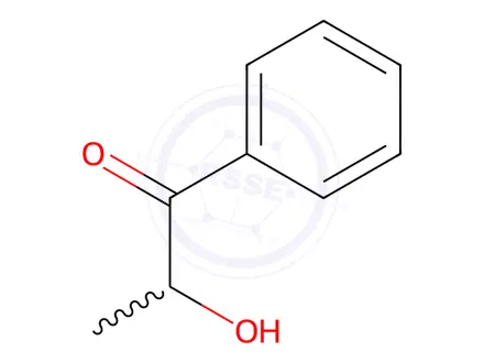 Chemical structure of Benzoyl Peroxide Impurity 32 (2-Hydroxypropiophenone)