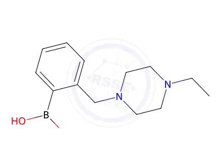 Chemical structure of (2-((4-Ethylpiperazin-1-yl)methyl)phenyl)boronic acid