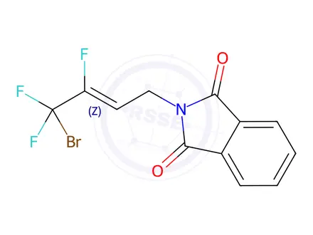 Chemical structure of (Z)-2-(4-Bromo-3,4,4-trifluorobut-2-en-1-yl)isoindoline-1,3-dione