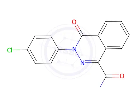 Chemical structure of 3-(4-Chlorophenyl)-4-oxo-3,4-dihydro-1-phthalazinecarboxamide