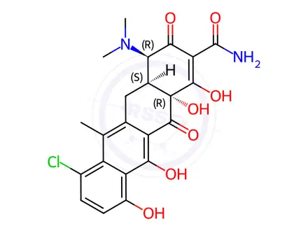Chemical structure of Aureomycin Impurity K(EP)