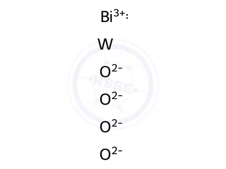 Chemical structure of Bismuth tungsten oxide
