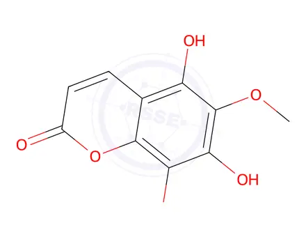 Chemical structure of 5-HydroxyfraxetinDISCONTINUED
