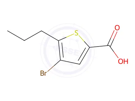 Chemical structure of 4-Bromo-5-Propylthiophene-2-Carboxylic Acid