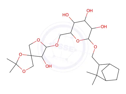 Chemical structure of shionoside C