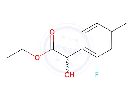 Chemical structure of Ethyl 2-fluoro-α-hydroxy-4-methylbenzeneacetate