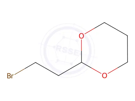 Chemical structure of 2-(2-Bromoethyl)-1,3-dioxane