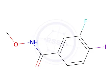 Chemical structure of 3-Fluoro-4-iodo-n-methoxybenzamide