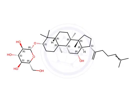 Chemical structure of Ginsenoside Rk2