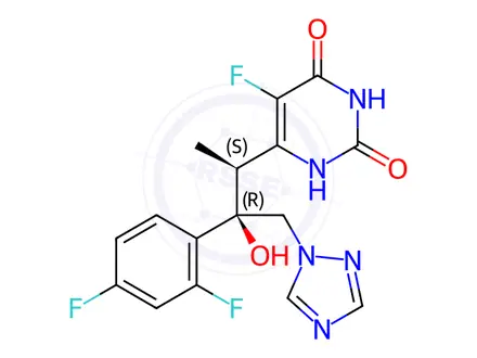 Chemical structure of Voriconazole Impurity 83