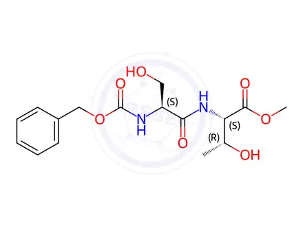 Chemical structure of Z-Ser-Thr-OMe