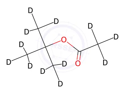 Chemical structure of tert-Butyl Acetate-d12