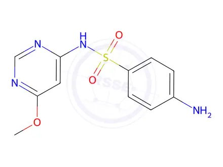 Chemical structure of Sulfamonomethoxine