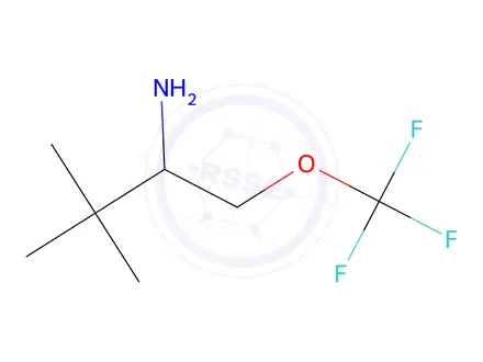 Chemical structure of 3,3-Dimethyl-1-(trifluoromethoxy)butan-2-amine