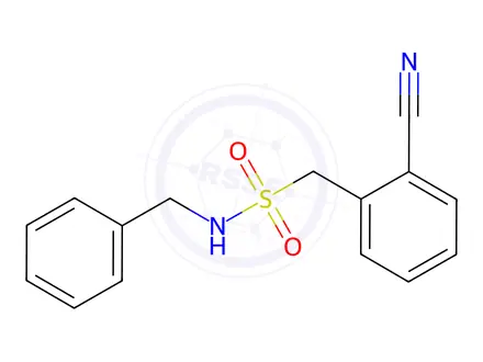 Chemical structure of N-Benzyl-1-(2-cyanophenyl)methanesulfonamide