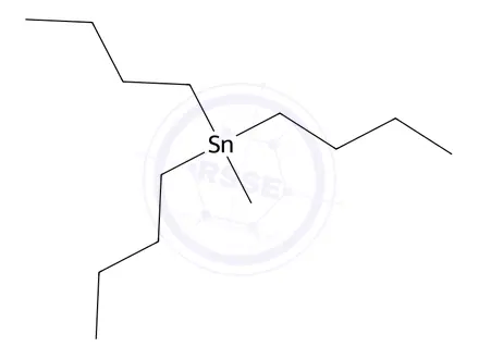Chemical structure of TRI-N-BUTYLMETHYLTIN