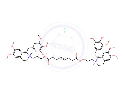Chemical structure of Mivacurium Chloride