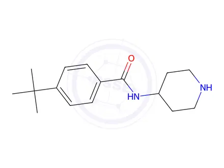 Chemical structure of 4-Tert-butyl-N-piperidin-4-ylbenzamide