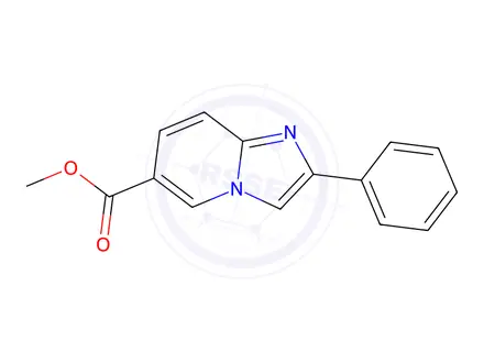 Chemical structure of Methyl 2-Phenylimidazo[1,2-a]pyridine-6-carboxylate