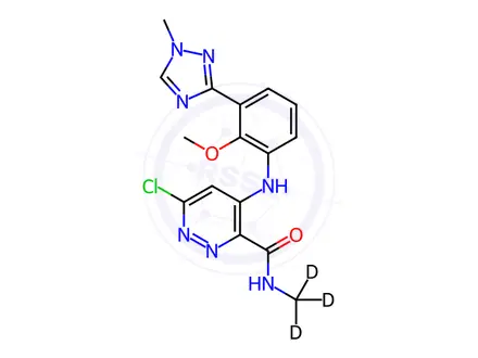 Chemical structure of Deucravacitinib Impurity 12