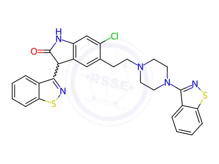Chemical structure of Ziprasidone EP Impurity E (Ziprasidone USP Related Compound D)
