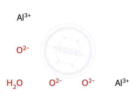 Chemical structure of ALUMINA