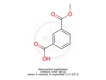 Chemical structure of Monomethyl Isophthalate