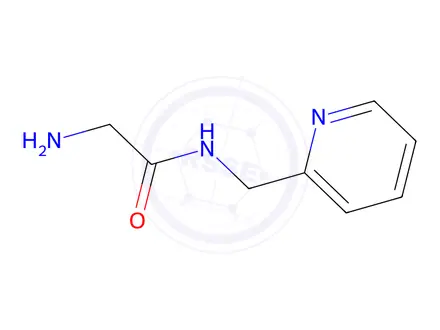 Chemical structure of 2-Amino-N-(pyridin-2-ylmethyl)acetamide Dihydrochloride