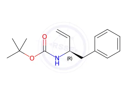 Chemical structure of N-[(1R)-1-(Phenylmethyl)-2-propen-1-yl]carbamic Acid 1,1-Dimethylethyl Ester