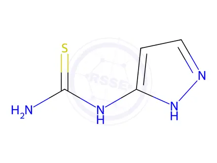 Chemical structure of N-1H-Pyrazol-3-ylthiourea