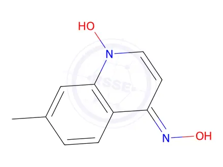 Chemical structure of 7-METHYL-4-HYDROXYLAMINOQUINOLINE1-OXIDE