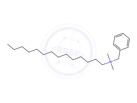 Chemical structure of Benzalkonium Chloride C14 homologue