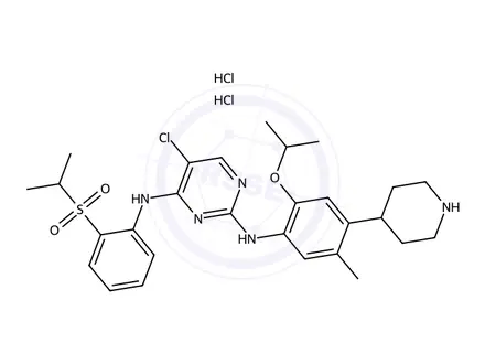 Chemical structure of Ceritinib dihydrochloride