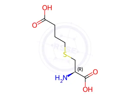 Chemical structure of Acetylcysteine Impurity 391