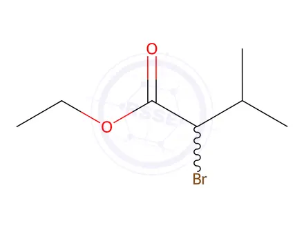 Chemical structure of Ethyl 2-Bromoisovalerate
