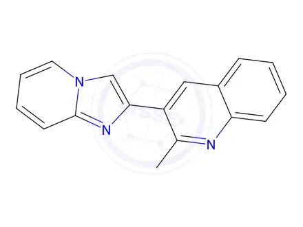 Chemical structure of 3-(Imidazo[1,2-a]pyridin-2-yl)-2-methylquinoline