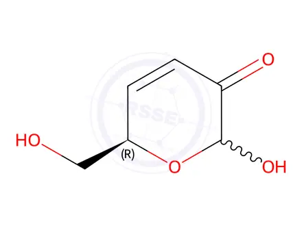 Chemical structure of 3,4-Dideoxyglucosone-3-ene