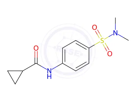 Chemical structure of n-(4-(n,n-Dimethylsulfamoyl)phenyl)cyclopropanecarboxamide
