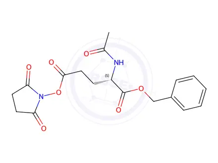 Chemical structure of (S)-1-Benzyl 5-(2,5-dioxopyrrolidin-1-yl) 2-acetamidopentanedioate