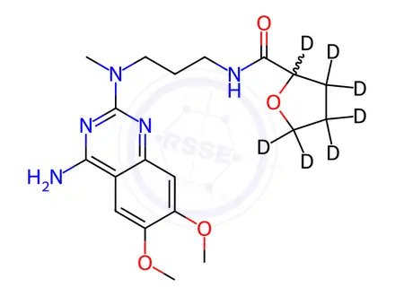 Chemical structure of Alfuzosin-d7