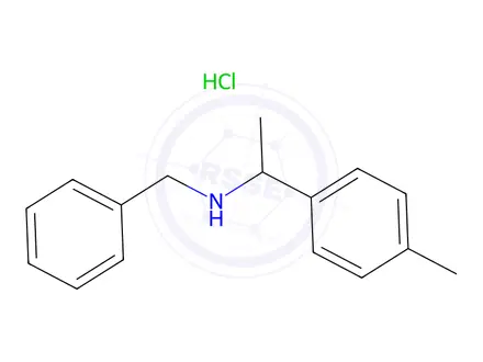 Chemical structure of BENZYL-(1-P-TOLYL-ETHYL)-AMINE HYDROCHLORIDE