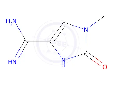 Chemical structure of 1-Methyl-2-oxo-2,3-dihydro-1H-imidazole-4-carboximidamide