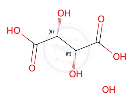 Chemical structure of D-Norepinephrine Bitartrate