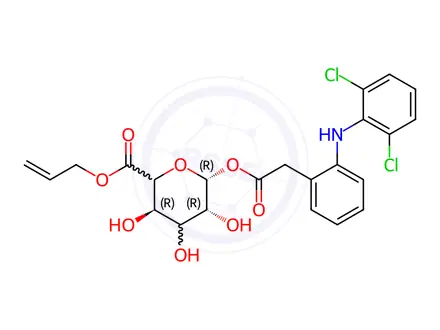 Chemical structure of Diclofenac Sodium Impurity 76