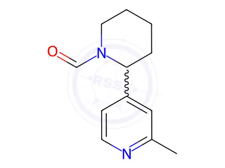 Chemical structure of 2-(2-Methylpyridin-4-yl)piperidine-1-carbaldehyde