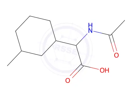 Chemical structure of 2-Acetamido-2-(3-methylcyclohexyl)acetic acid