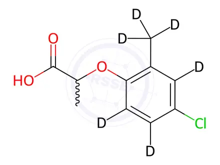 Chemical structure of Mecoprop-[D6]