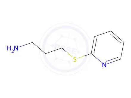 Chemical structure of 3-(Pyridin-2-ylthio)propan-1-amine