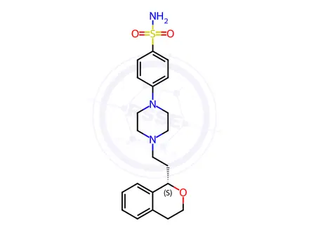 Chemical structure of Sonepiprazole