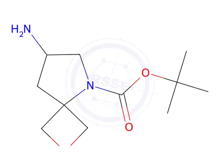 Chemical structure of tert-Butyl 7-amino-2-oxa-5-azaspiro[3.4]octane-5-carboxylate